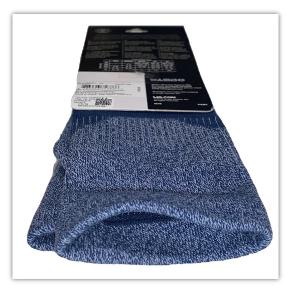 Under Armour UA Training Cushion Crew Socks 1 Pair Men’s 12-16 Blue Gray w/ Logo - Picture 9 of 11
